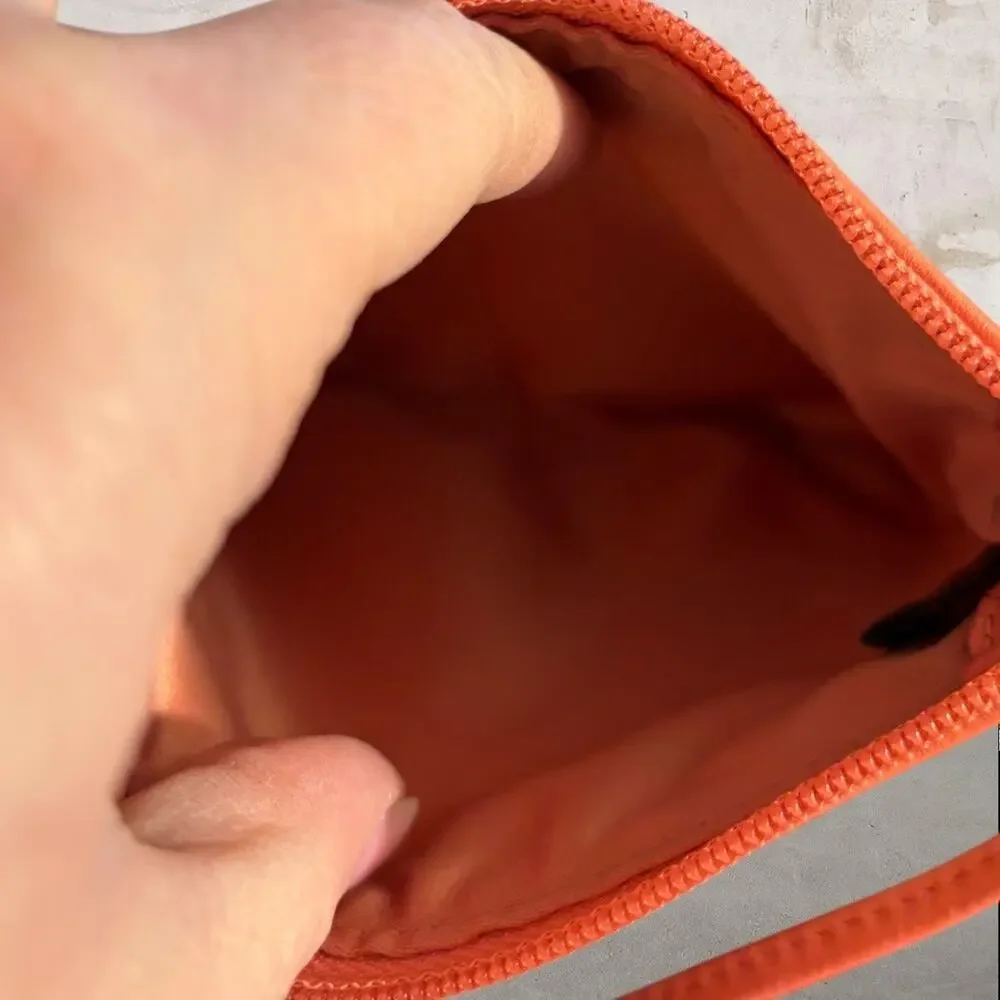 Coach Audrey Op Art Swirl Pink Khaki Canvas Wristlet Wallet or Beauty Item - Picture 6 of 7